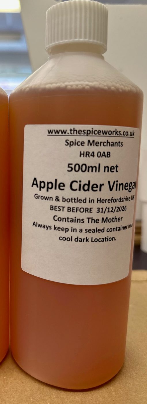 Apple Cider Vinegar 500ml With Mother.