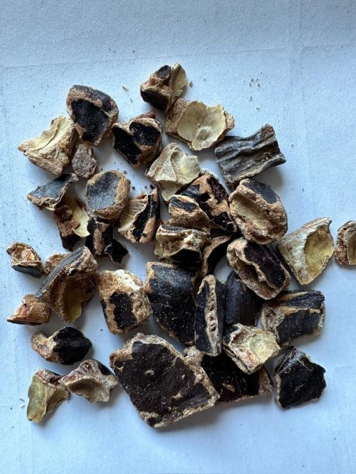 Carob pods split